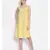 plain Yellow Cotton   Dress