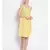 plain Yellow Cotton   Dress