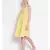 plain Yellow Cotton   Dress
