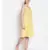 plain Yellow Cotton   Dress