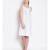 plain White Cotton   Dress