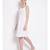 plain White Cotton   Dress