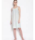 plain Green Cotton   Dress