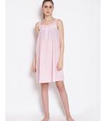 plain Pink Cotton   Dress