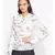 printed White Polyester   Top