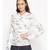 printed White Polyester   Top