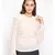 plain White Polyester   Top