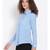 printed Blue Cotton   Shirt