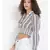 printed Grey Cotton   Top