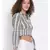 printed Grey Cotton   Top