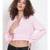 plain Pink Viscose   Top