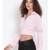 plain Pink Viscose   Top