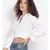 plain White Viscose   Top