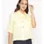 plain Yellow Cotton   Shirt