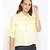 plain Yellow Cotton   Shirt