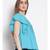 embroidered Blue Cotton   Top