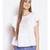embroidered White Cotton   Top