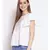 embroidered White Cotton   Top