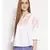 embroidered White Cotton   Top