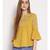 embroidered Yellow Cotton   Top