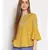embroidered Yellow Cotton   Top