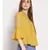 embroidered Yellow Cotton   Top