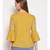 embroidered Yellow Cotton   Top