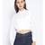 embroidered White Cotton   Shirt