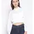 embroidered White Cotton   Shirt