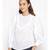 plain White Polyester   Top