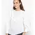 plain White Polyester   Top