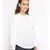 plain White Polyester   Top