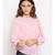 plain Pink Polyester   Top
