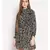 printed Black Polyester   Dress