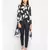printed Black Polyester   Shrug