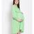 plain Green Viscose   Dress
