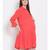 plain Red Viscose   Dress