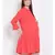 plain Red Viscose   Dress
