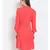 plain Red Viscose   Dress