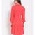 plain Red Viscose   Dress