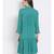 plain Green Viscose   Dress