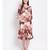 printed Multicolor Polyester   Dress