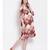 printed Multicolor Polyester   Dress