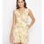 printed Yellow Polyester   Jumpsuit