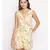 printed Yellow Polyester   Jumpsuit