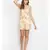 printed Yellow Polyester   Jumpsuit