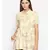 printed Yellow Polyester   Tunic