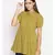 plain Green Cotton   Tunic