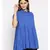 plain blue Cotton   Tunic