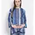 printed Blue Cotton   Top
